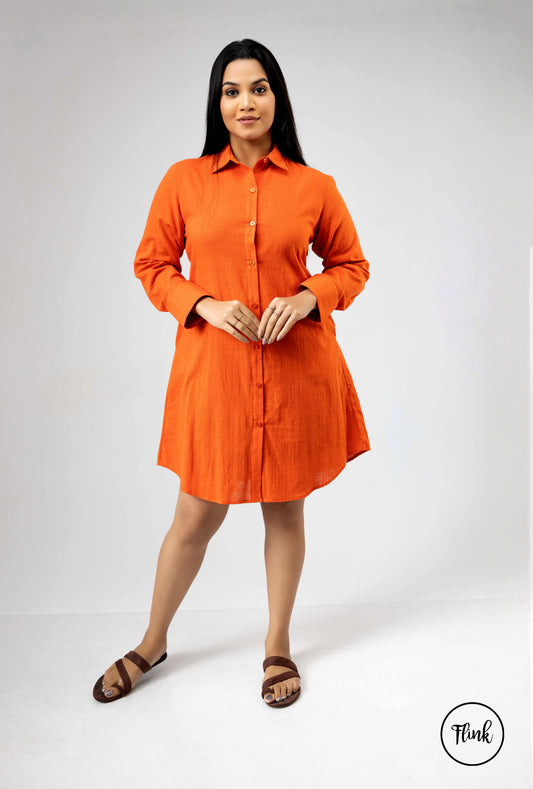 FL 2092 - Tangerine Dress