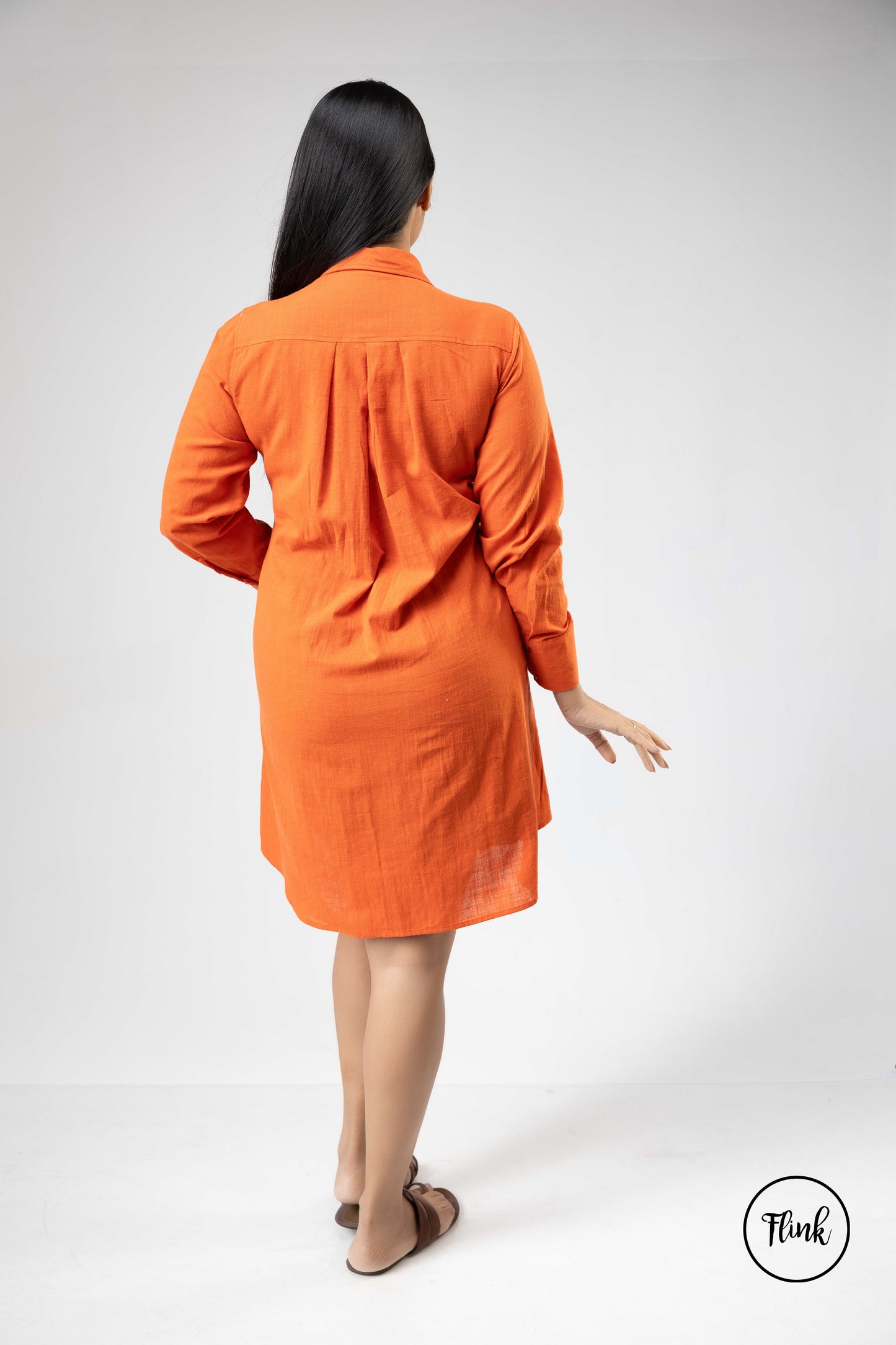 FL 2092 - Tangerine Dress