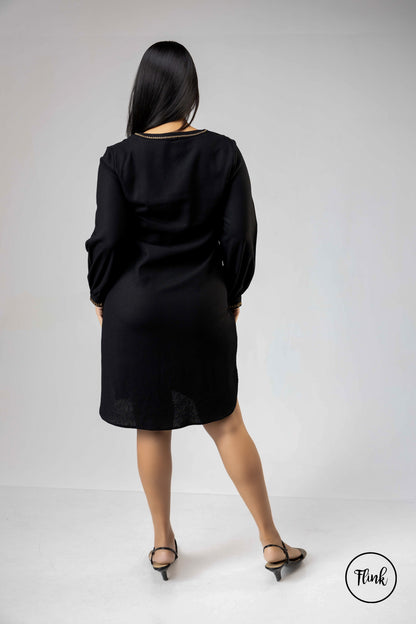 FL 2089 - Shadow Bloom Dress