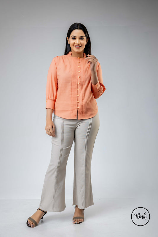FL 2086- Coral Bloom Top
