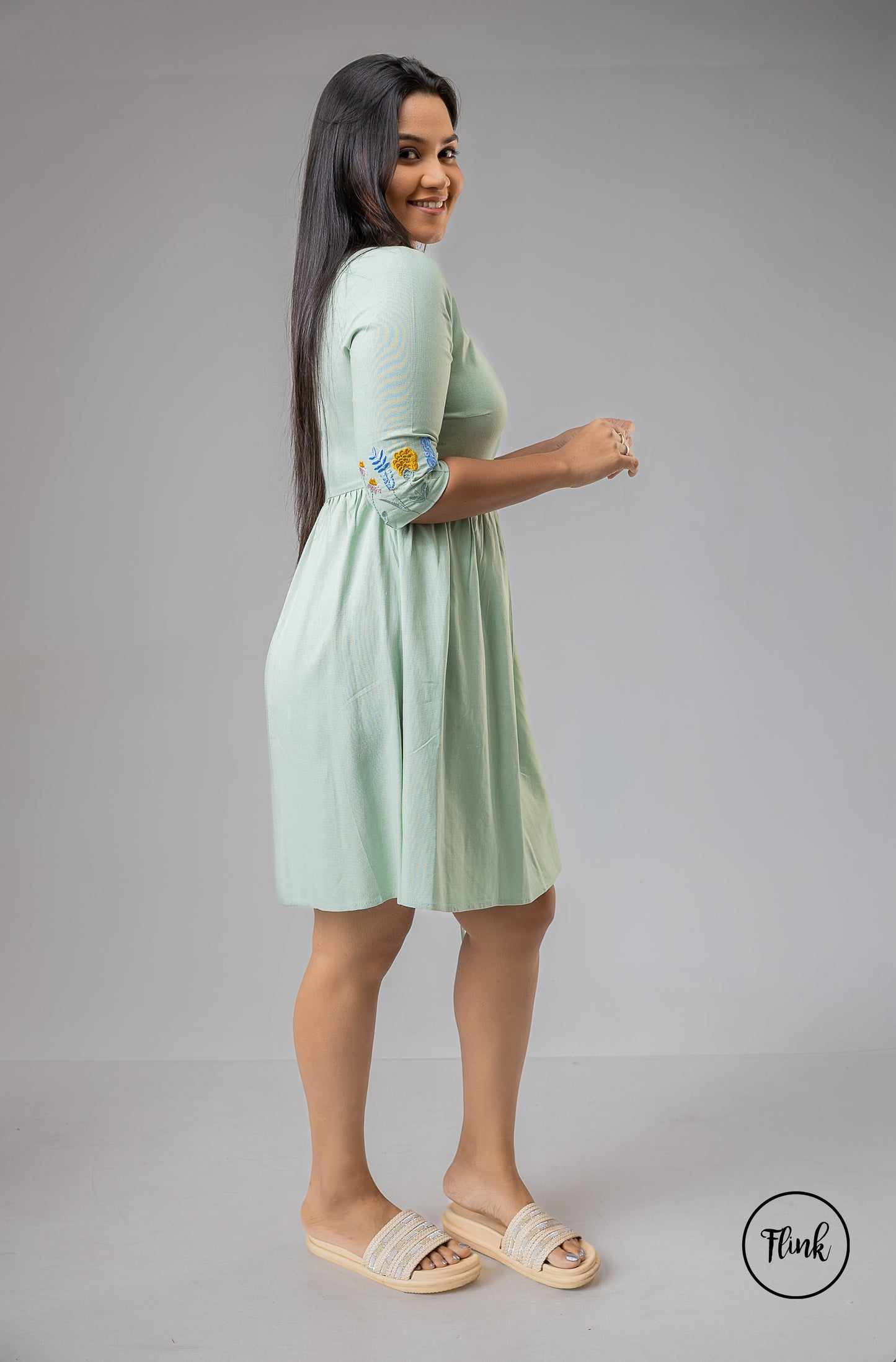 FL 2083 - Spring Sage Dress