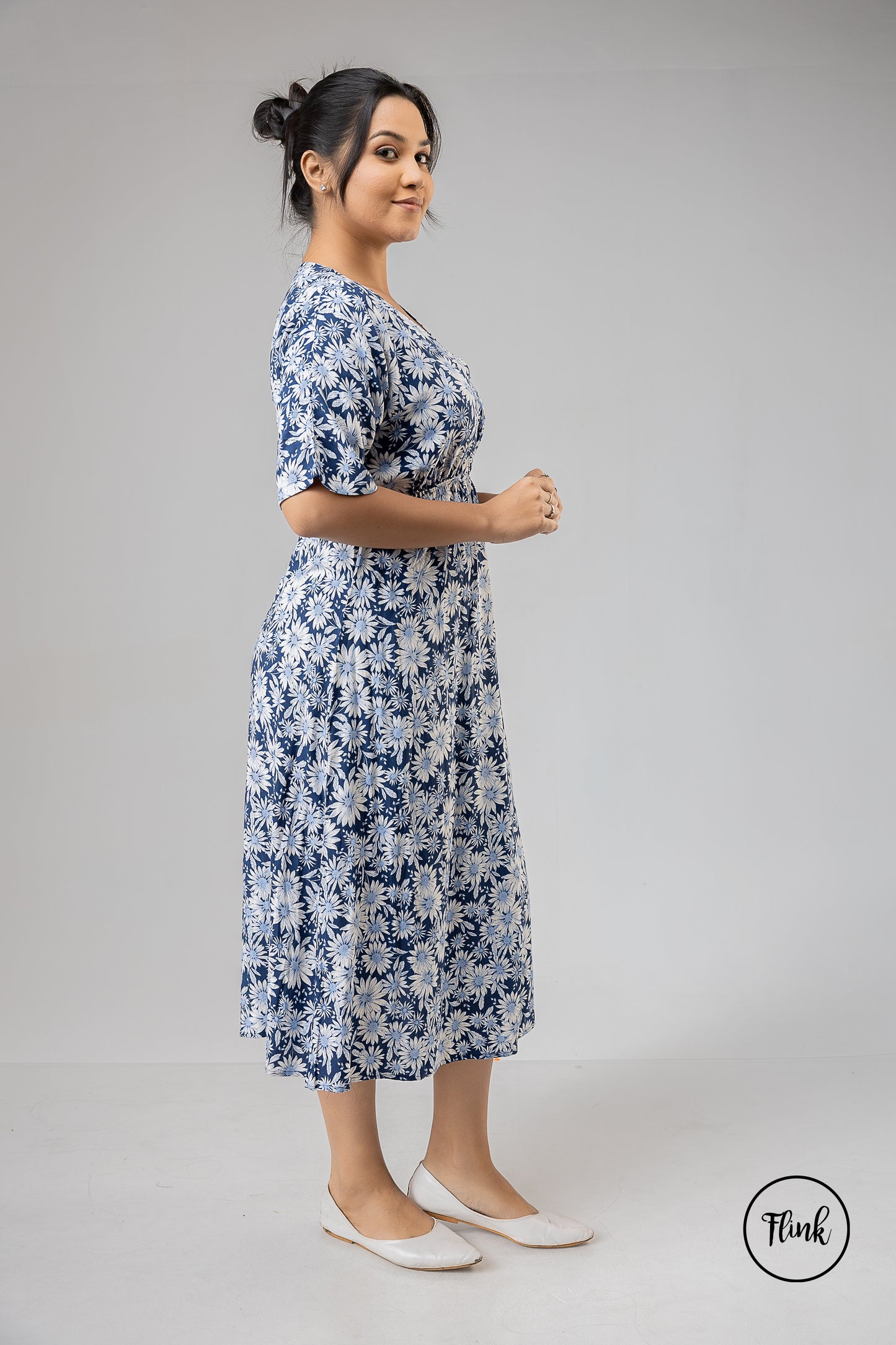 FL 2078 - Dark Serene Bloom Dress