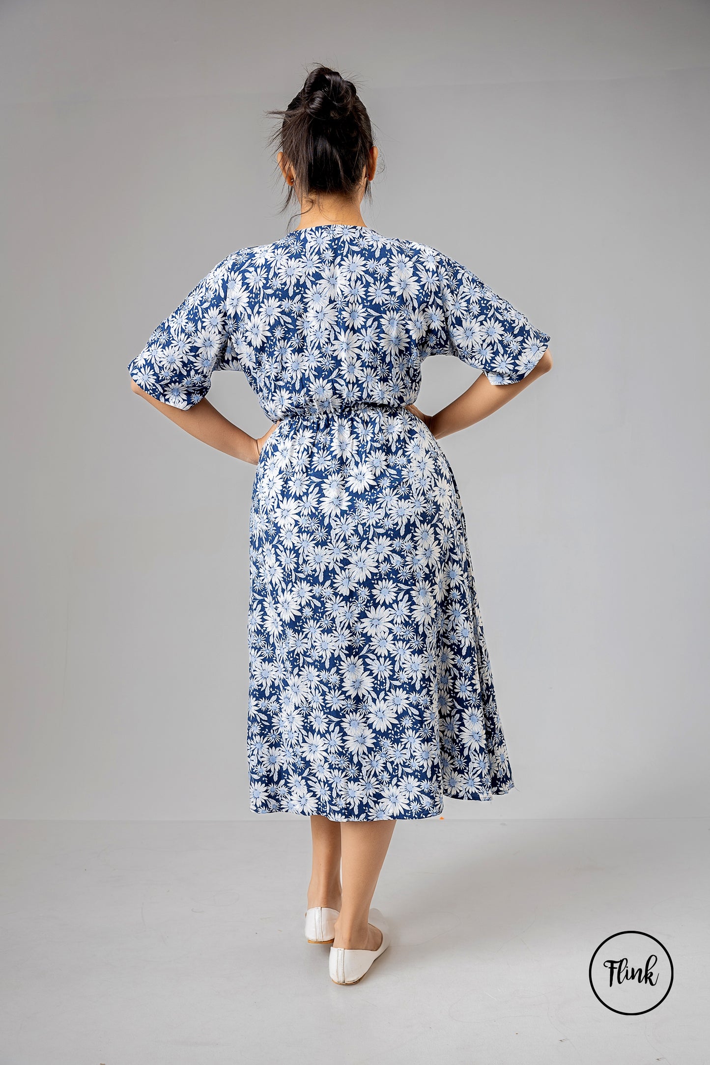 FL 2078 - Dark Serene Bloom Dress