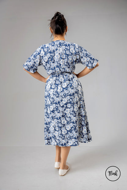 FL 2078 - Dark Serene Bloom Dress