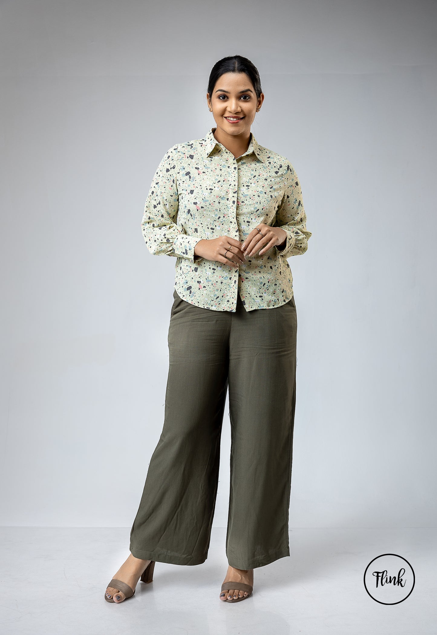 FL 2076 - Mint Meadow Shirt